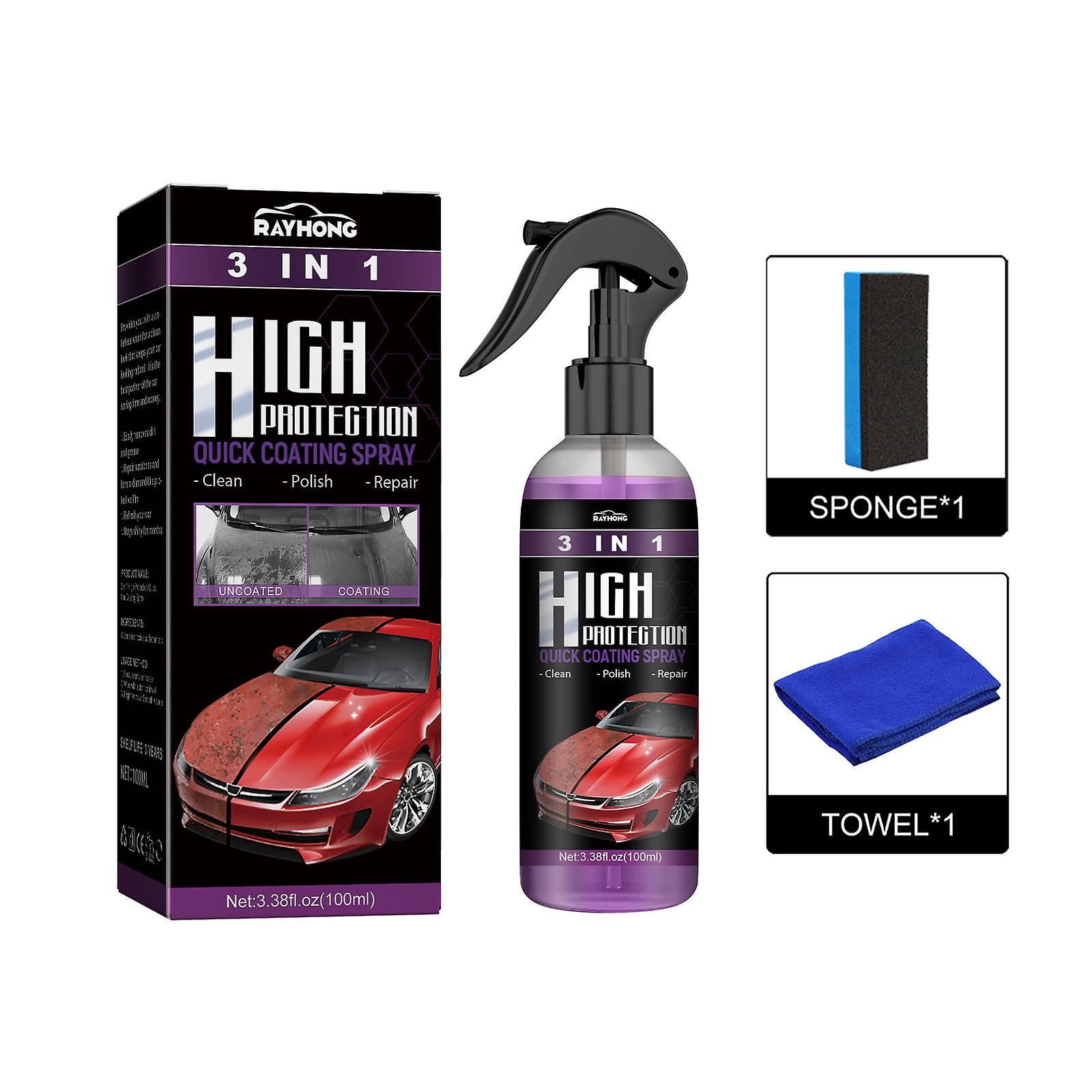 3 in 1 ceramic car coating spray