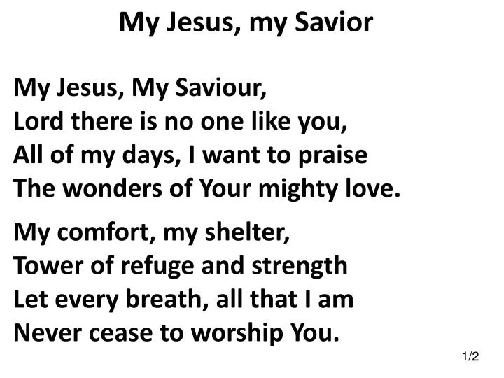 saviour lyrics