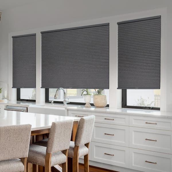 black cellular shades