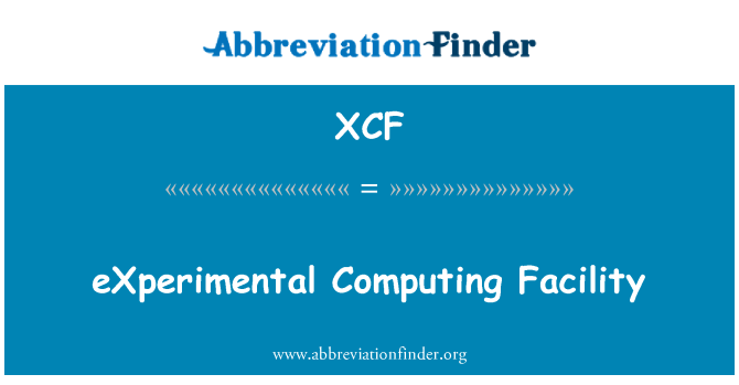 xcf full form