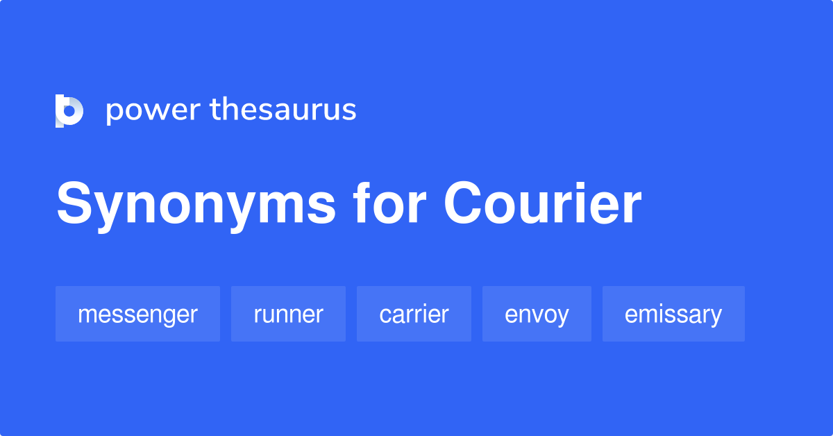 courier synonym