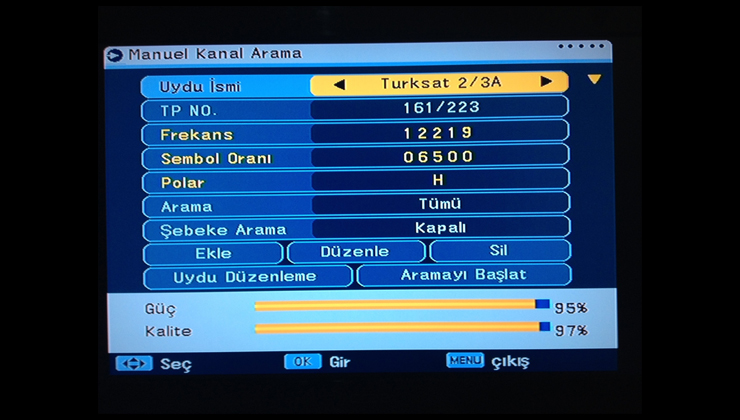 türksat 42 e frekans