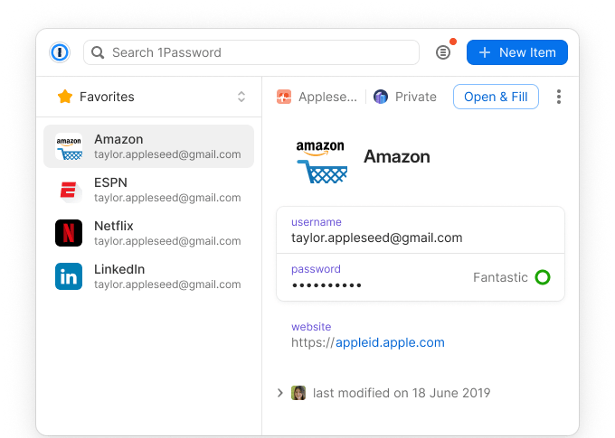 1password chrome extension