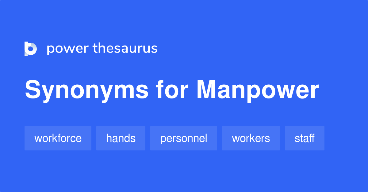 thesaurus manpower