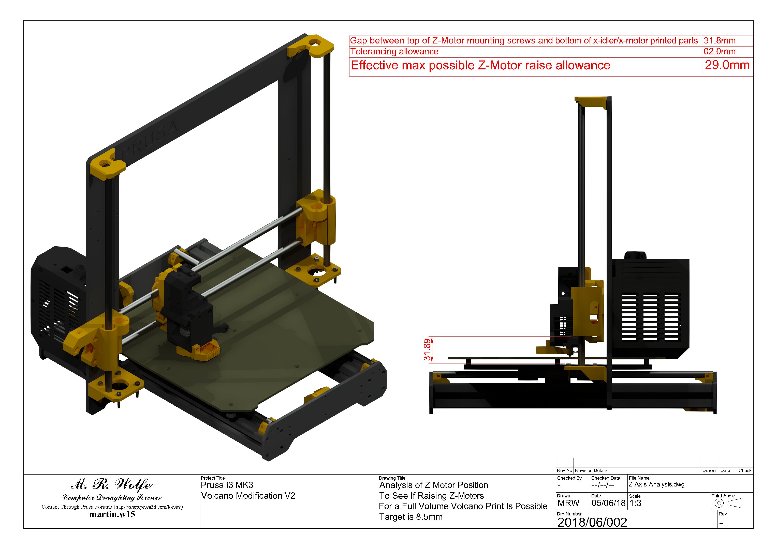 prusa i3 mk3 build size