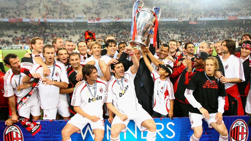 ac milan champions league wins