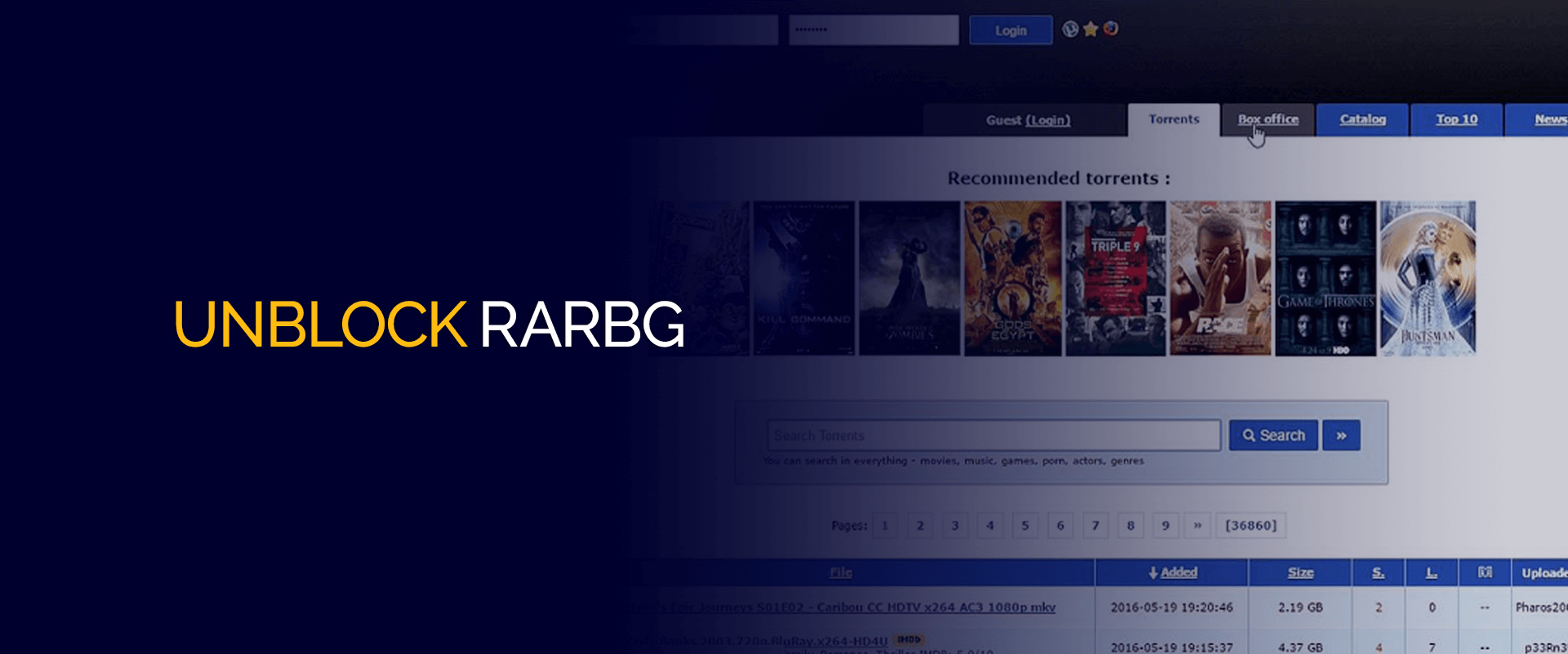 rarbg rarbg index page