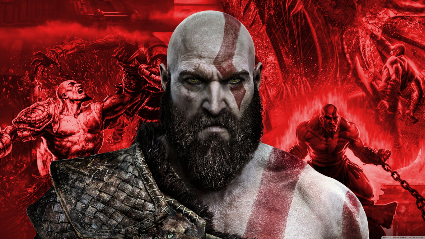 god of war 1366x768