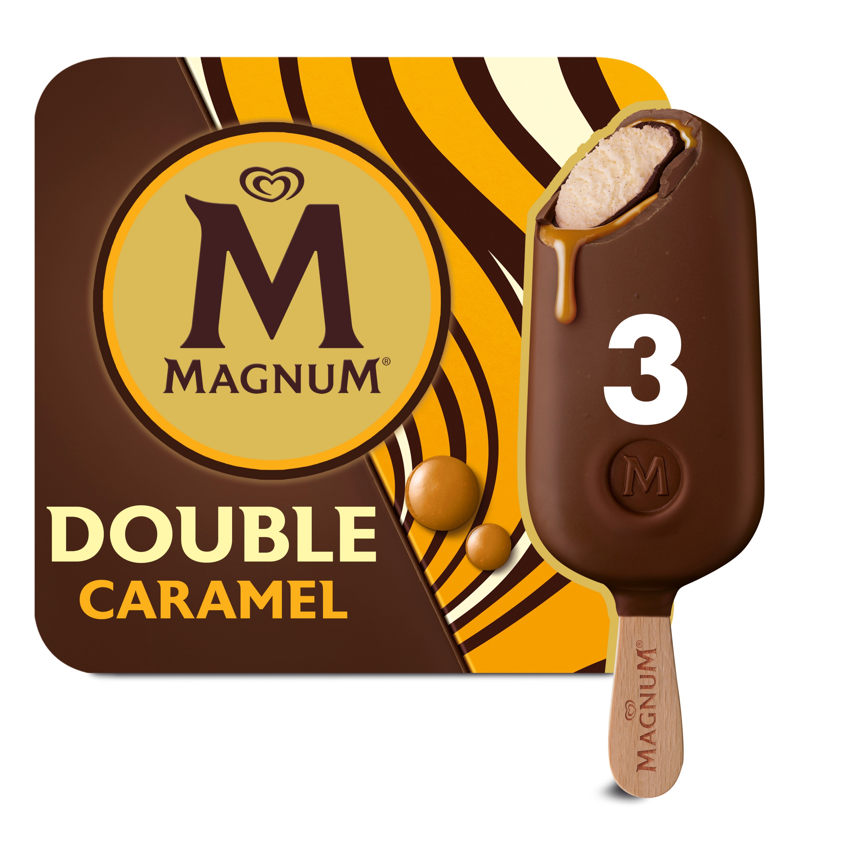 magnum double caramel calories