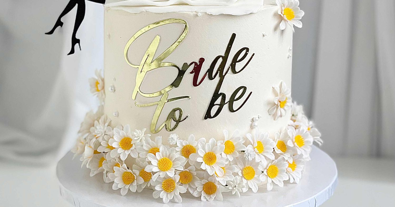 bridal shower cake toppers