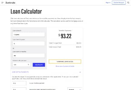 bankrate mortgage loan calculator