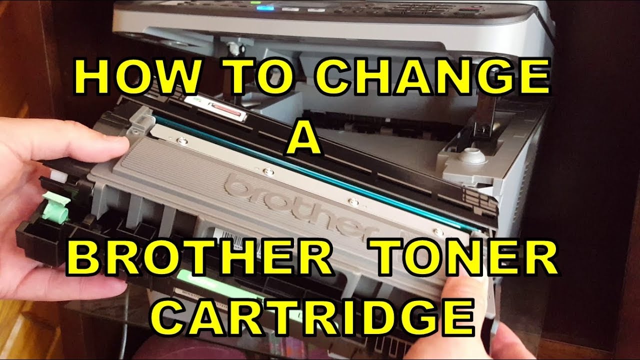 how to replace toner in brother printer