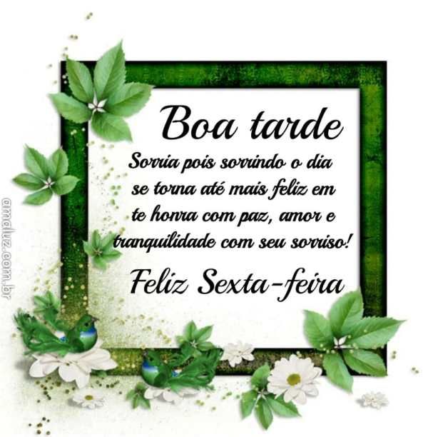 boa tarde sexta feira abençoada