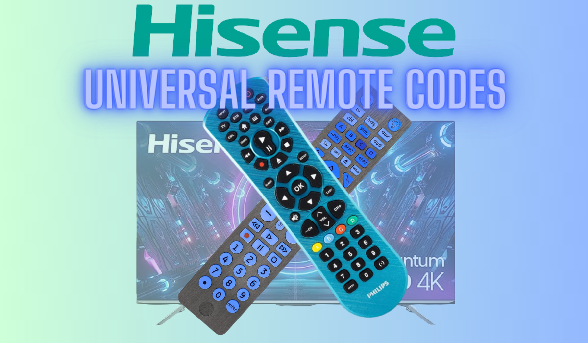 code for hisense smart tv