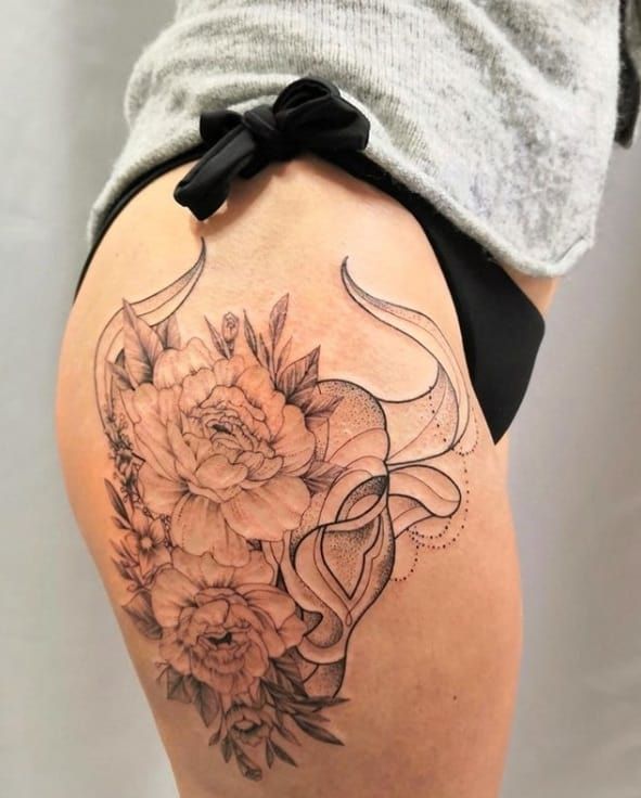 feminine taurus tattoo