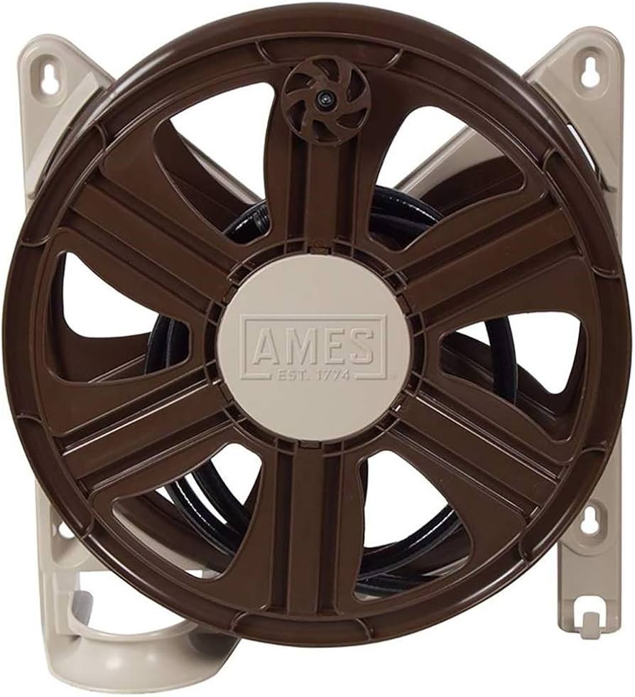 ames wall mount hose reel