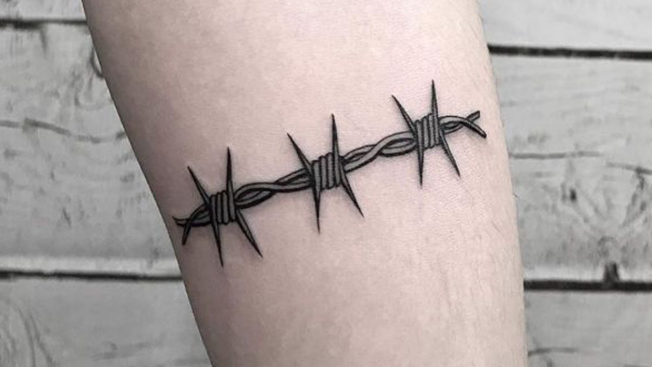 barbed wire tattoo meaning