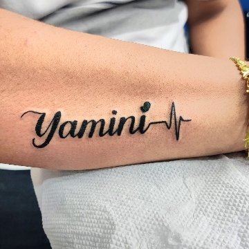 yamini name tattoo