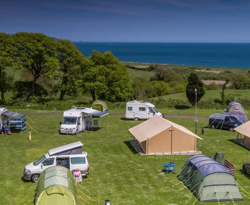 camping slapton