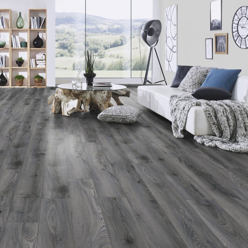 cheapest grey laminate flooring