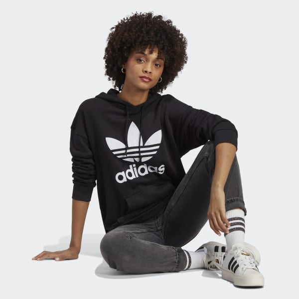 adidas trefoil hoodie