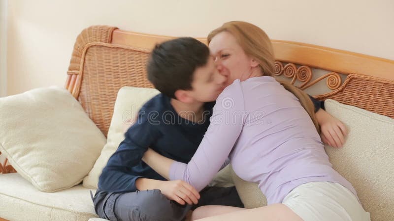 american mum and son sexy video