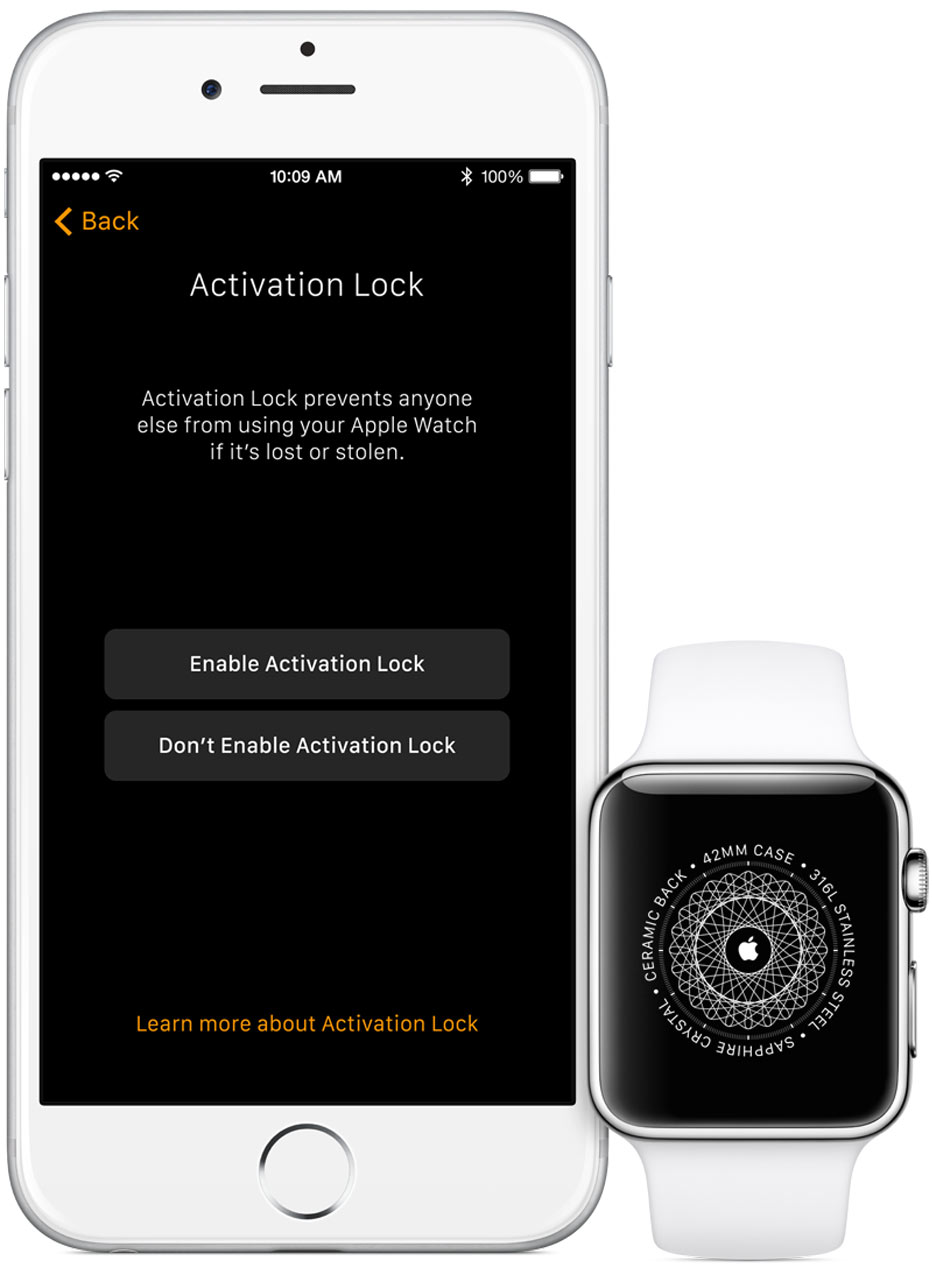 apple watch activation lock