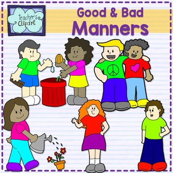 good manners clip art