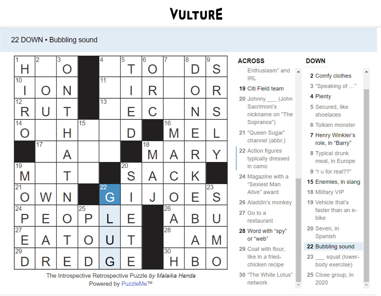 vulture crossword