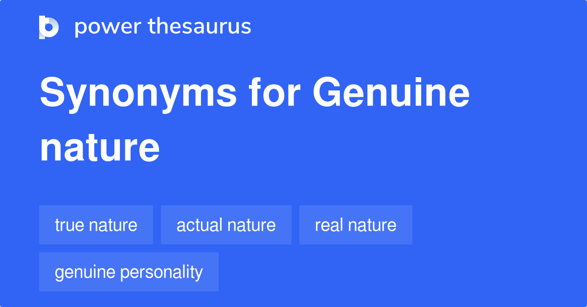 genuine synonym