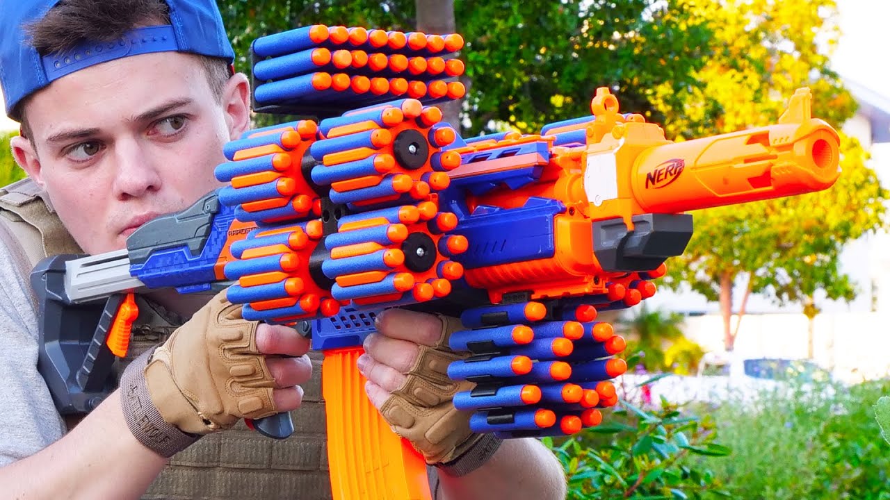 videos of nerf guns