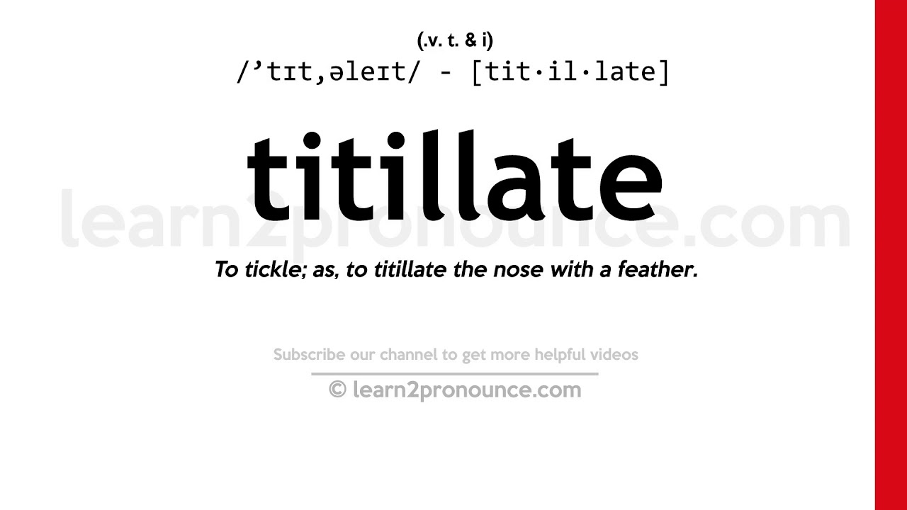 titillations definition