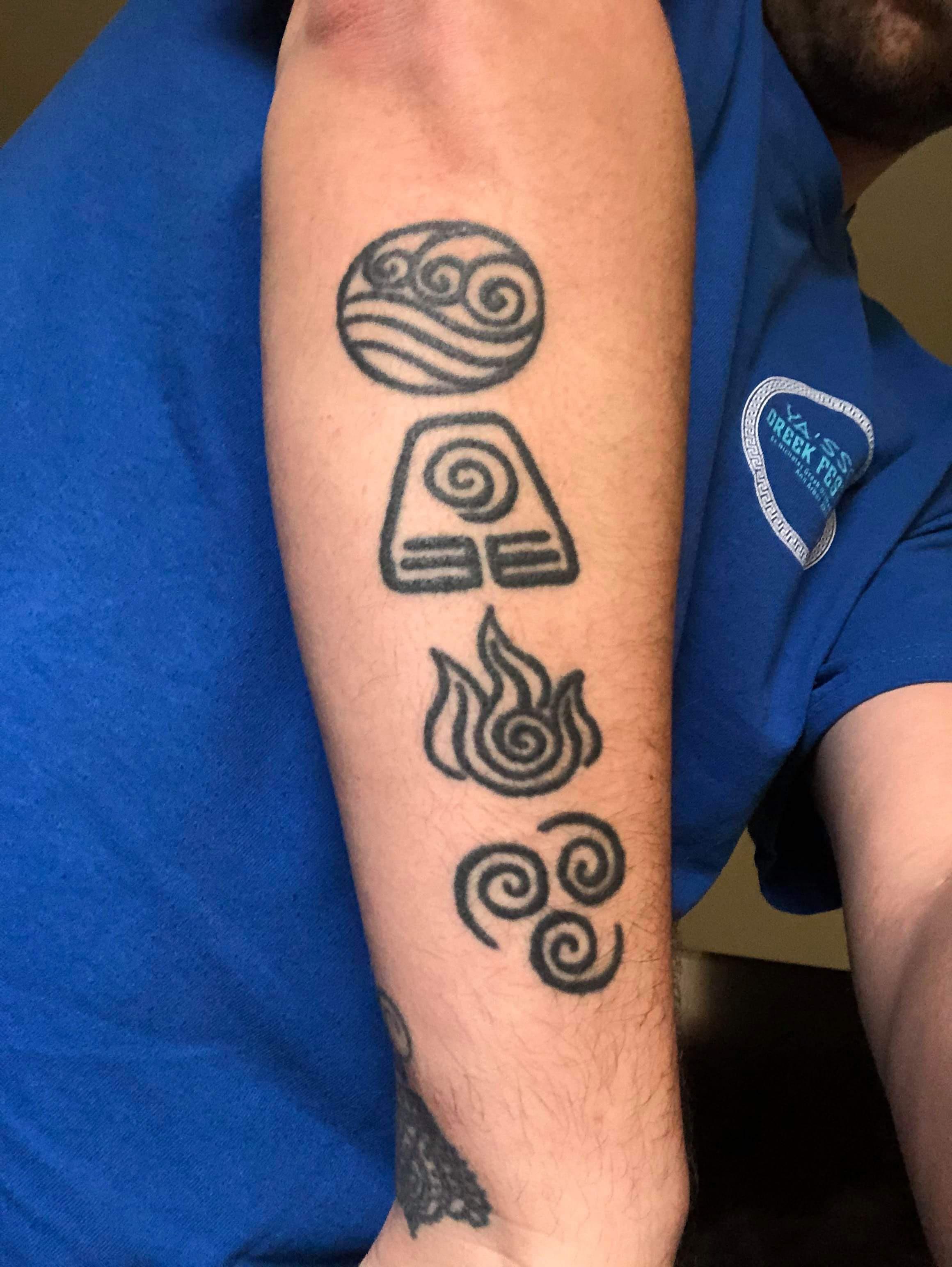 5 elements tattoo