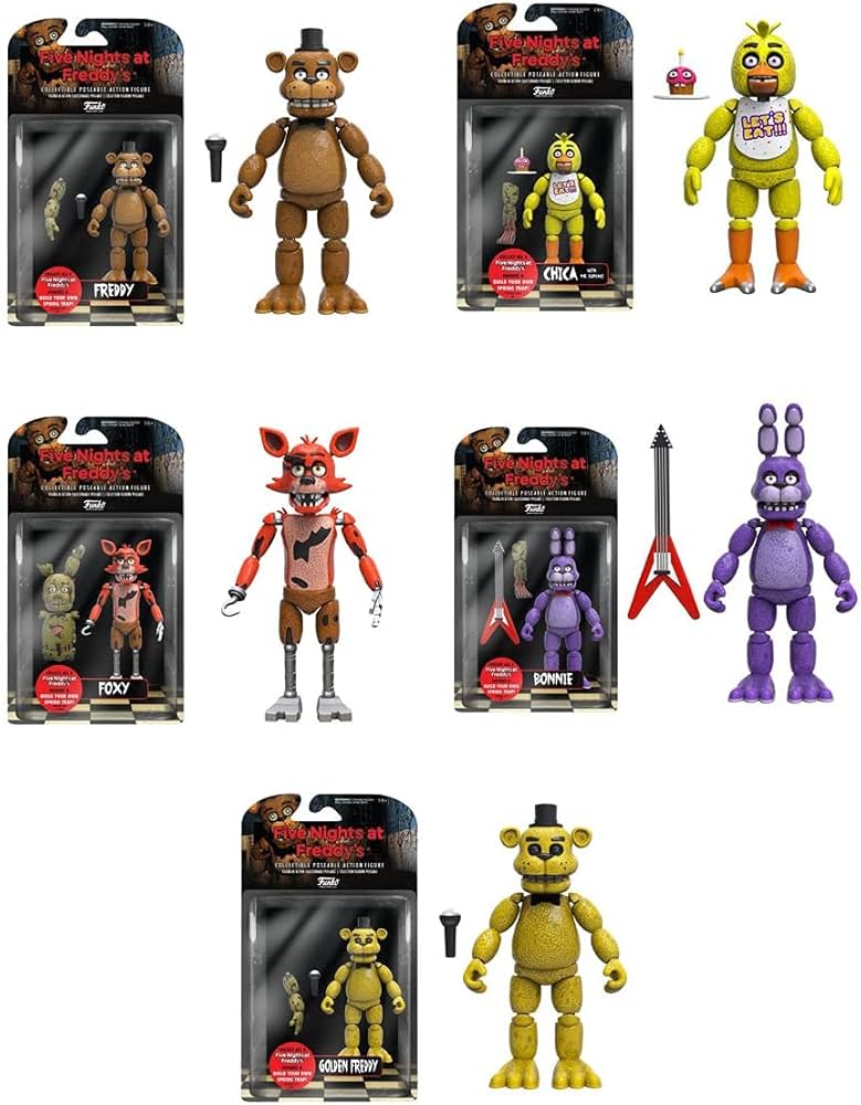 5 nights at freddys action figures