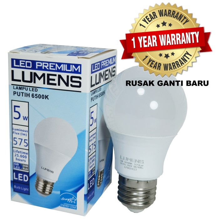 5 watt cfl light bulb