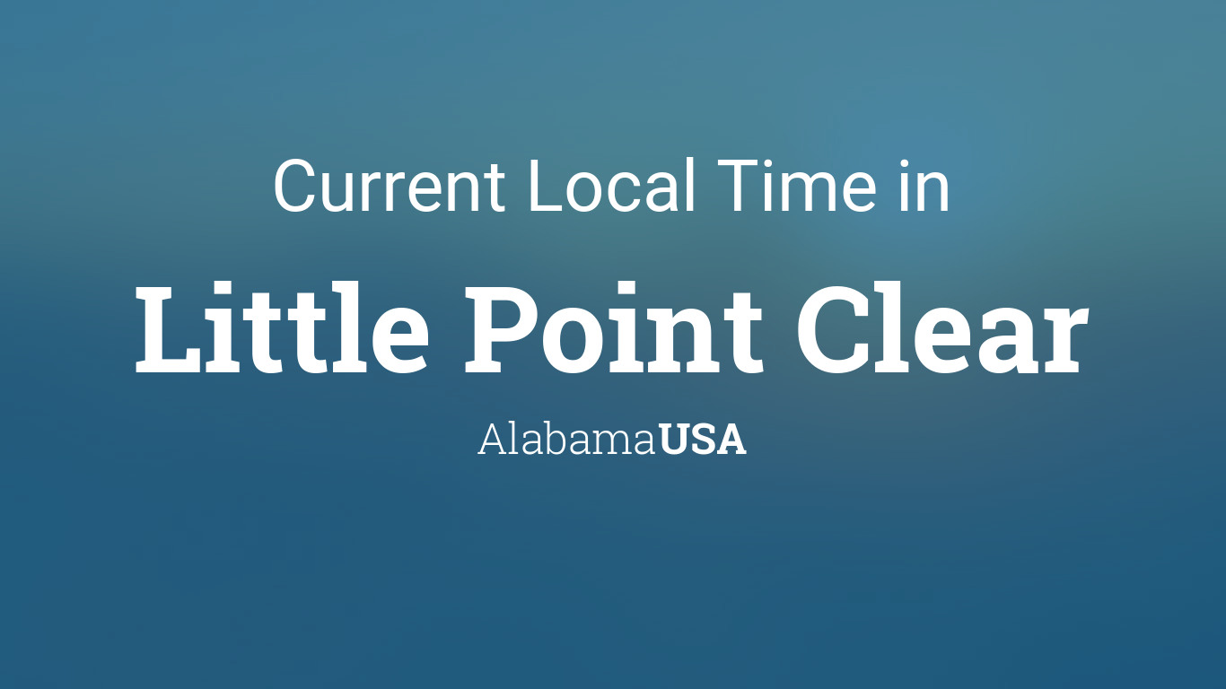 current time in alabama usa