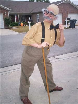 mens old man costume