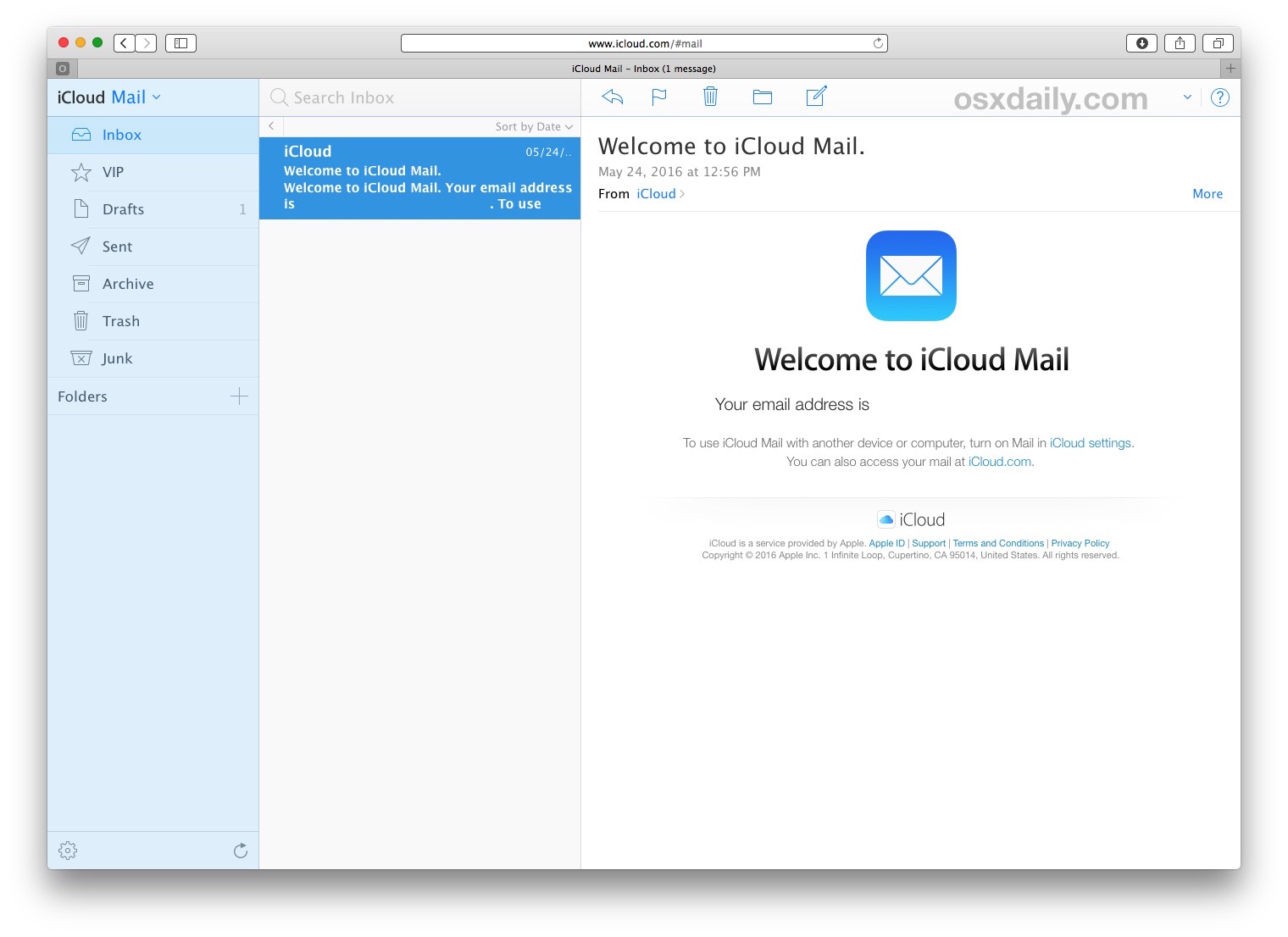 log into icloud mail