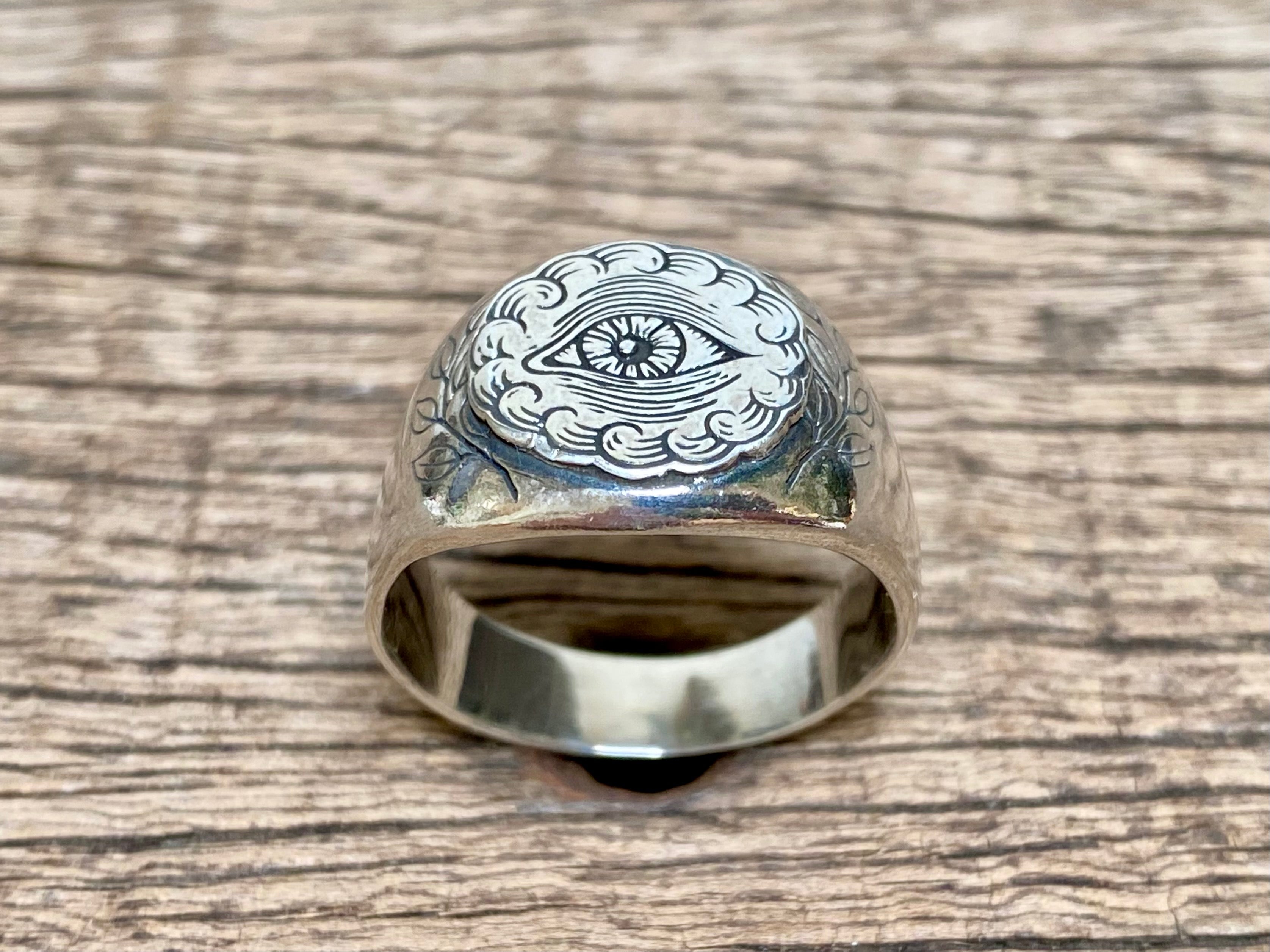 all seeing eye signet ring