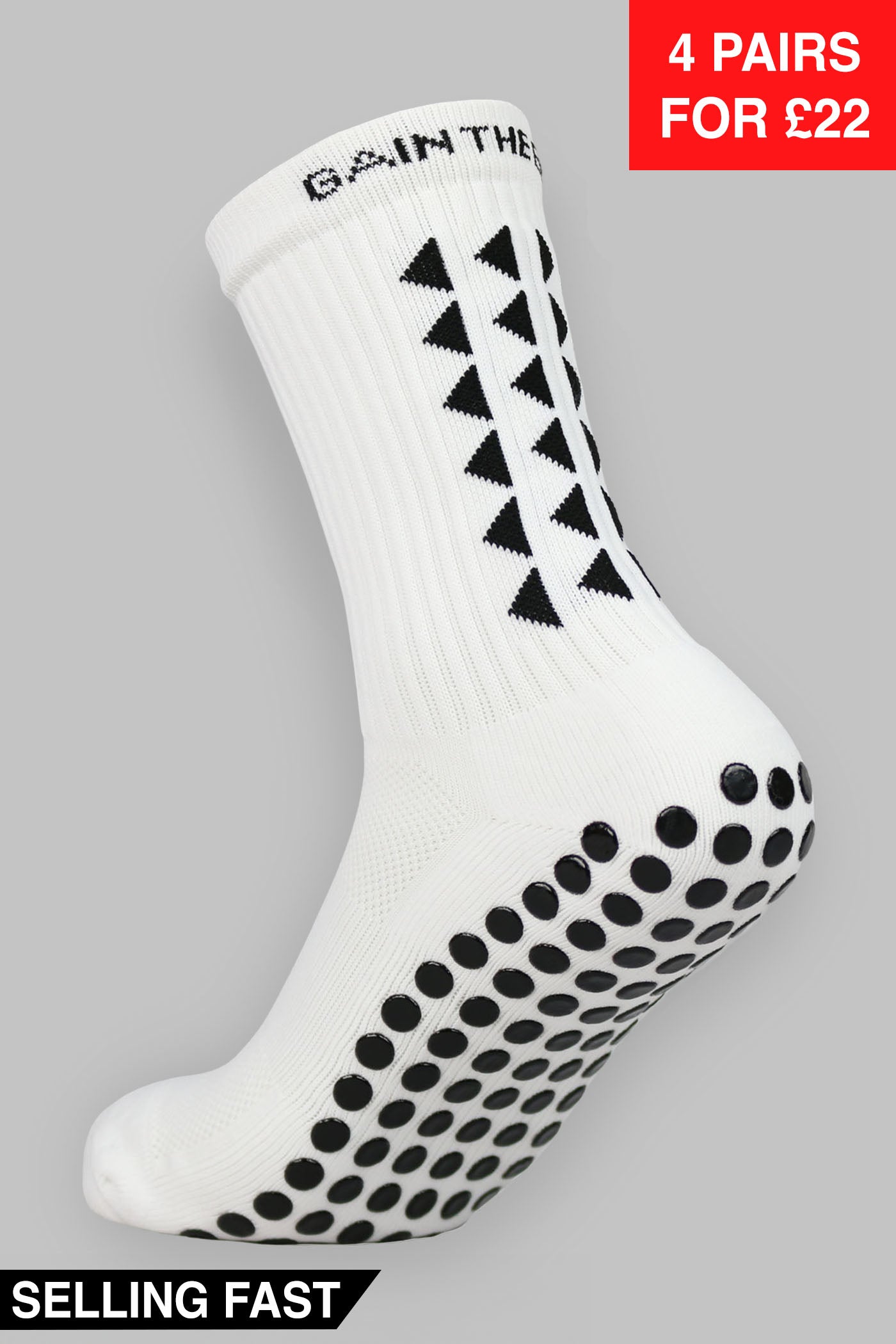 gain the edge grip socks