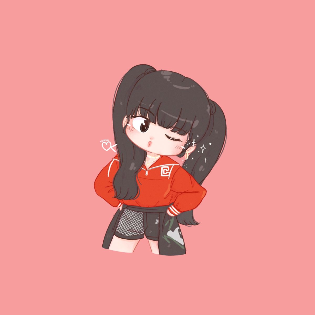 blackpink chibi lisa