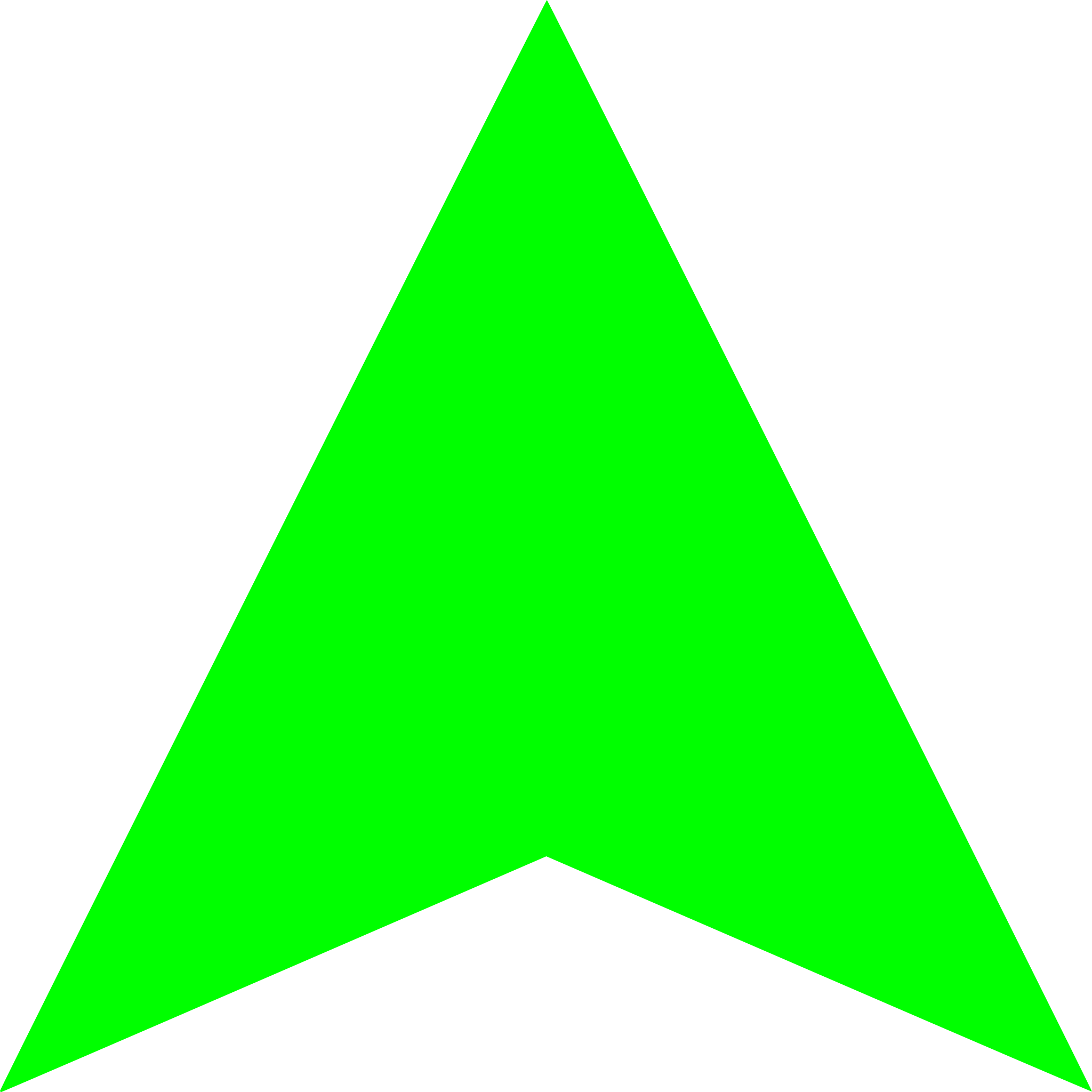 green arrow up png