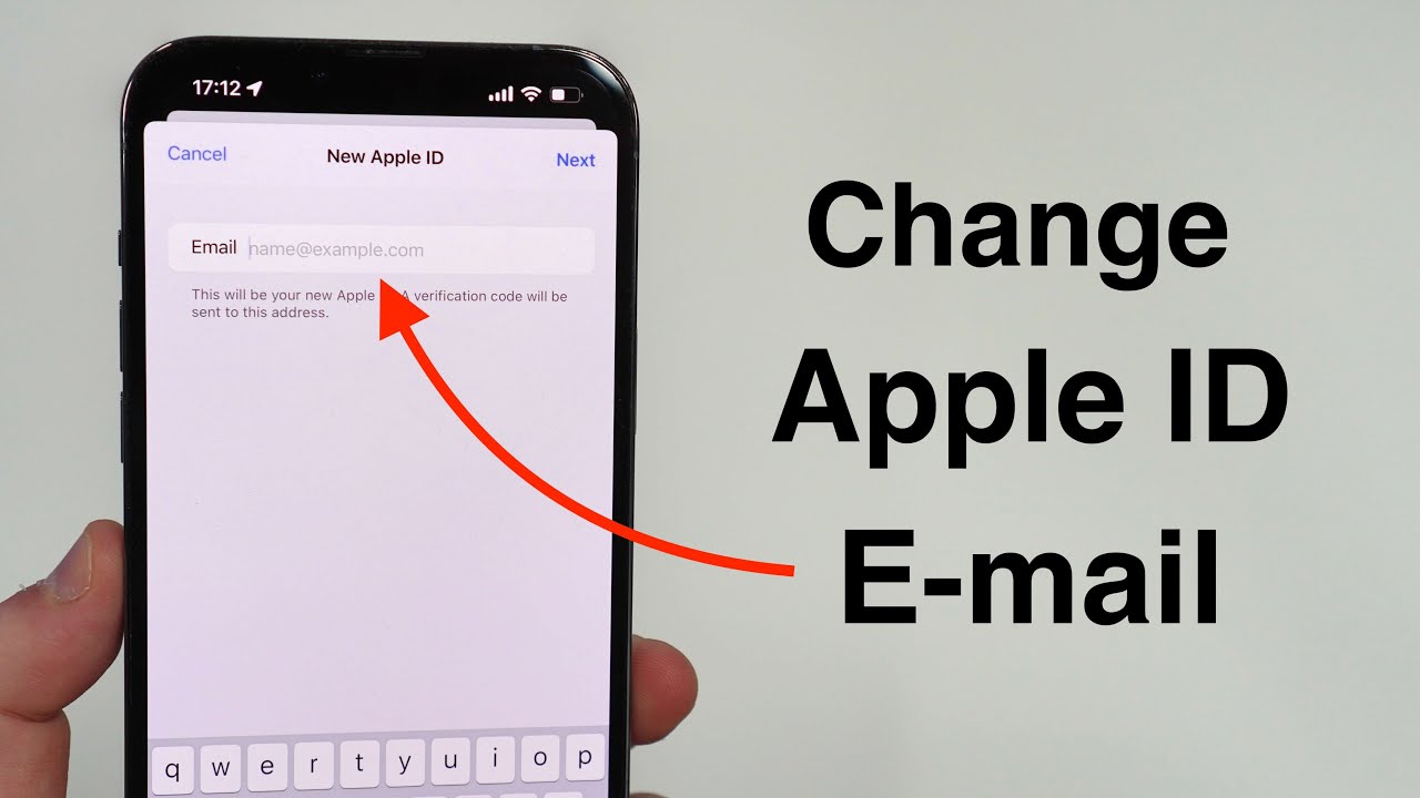 change apple id email