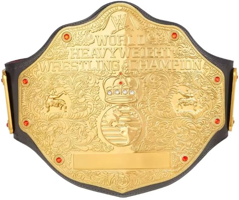 big gold wwe belt