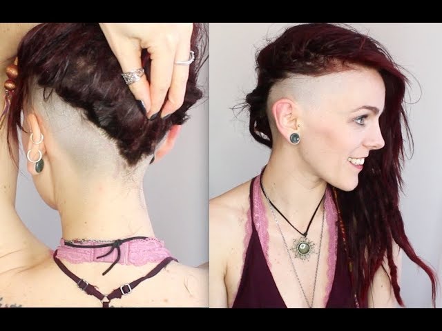 shaved sides women