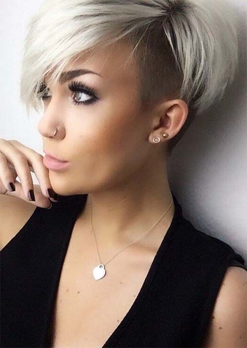 short hair undercut hairstyle