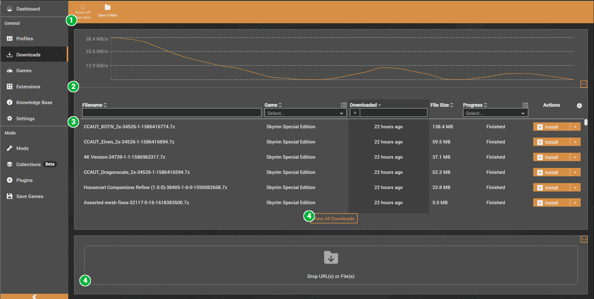 vortex default download location