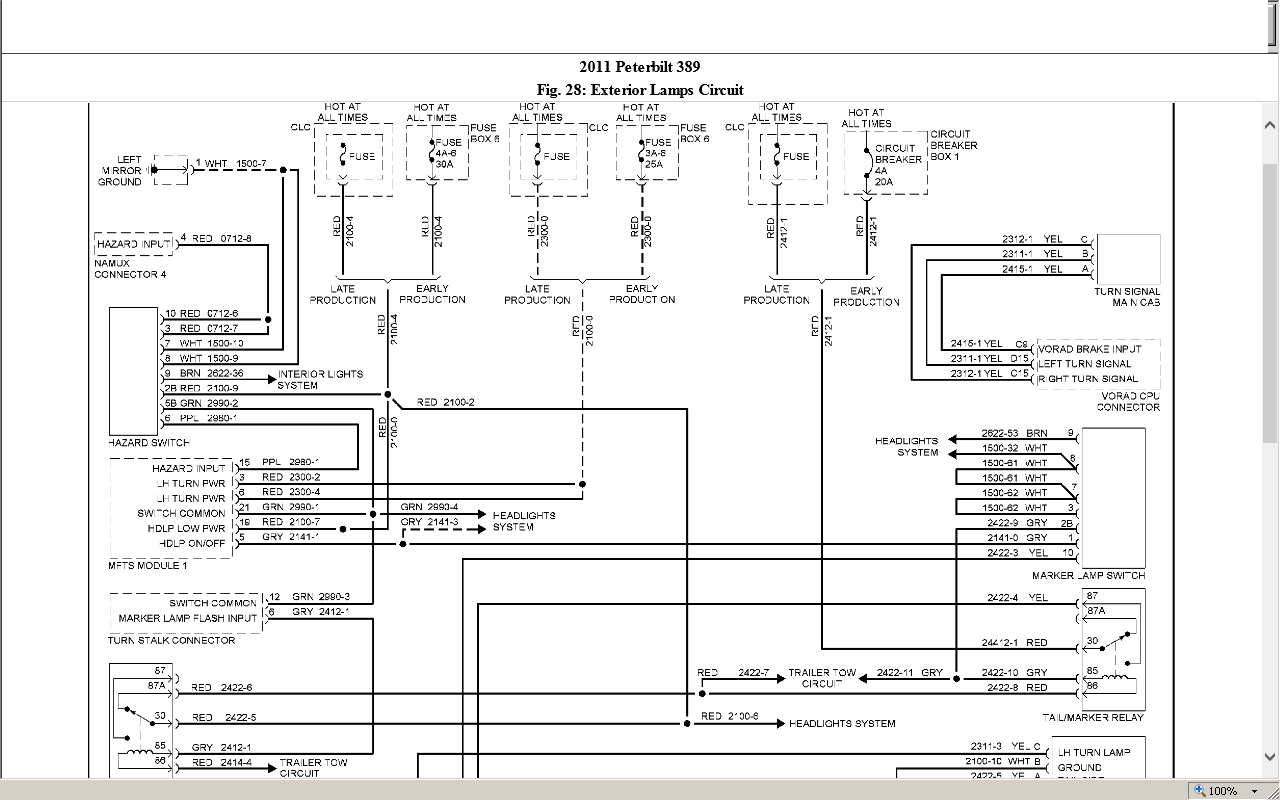 peterbilt 389 wiring diagram