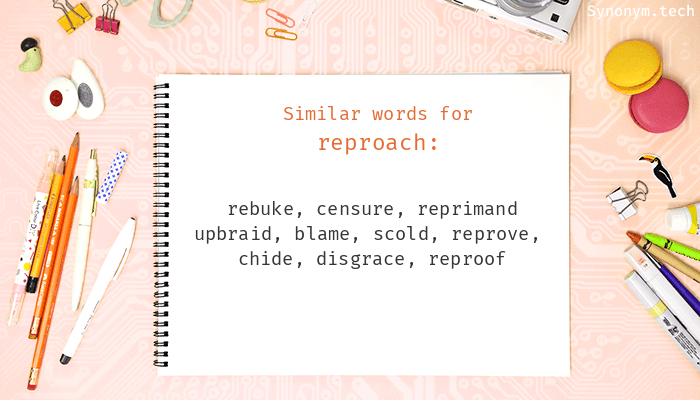 reproach synonym