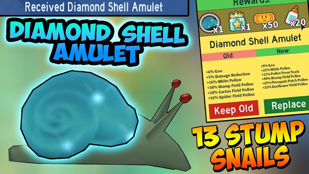 diamond shell amulet